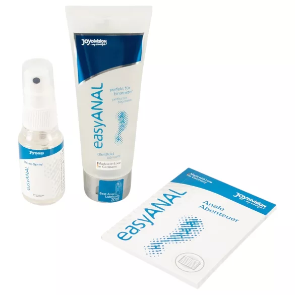 easyANAL - set îngrijire și lubrifiere anală - 2 bucăți