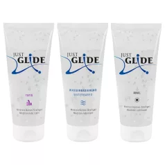 Just Glide - set lubrifiant pe bază de apă - 3x200ml