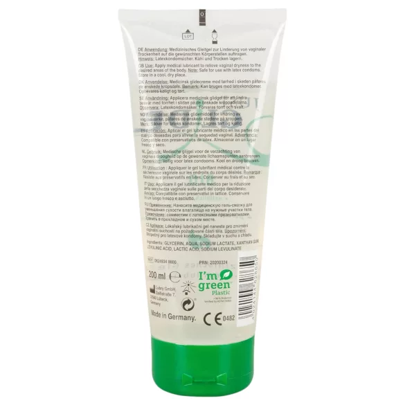 Just Glide Bio - lubrifiant vegan pe bază de apă (50 ml) - 200ml