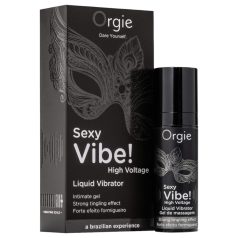   Orgie Sexy Vibe High Voltage - vibrator lichid unisex (15 ml)