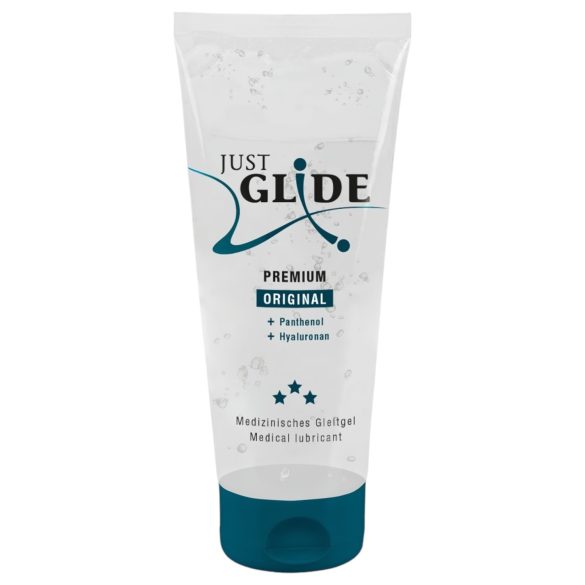 Just Glide Premium Original - lubrifiant pe bază de apă vegan - 200ml