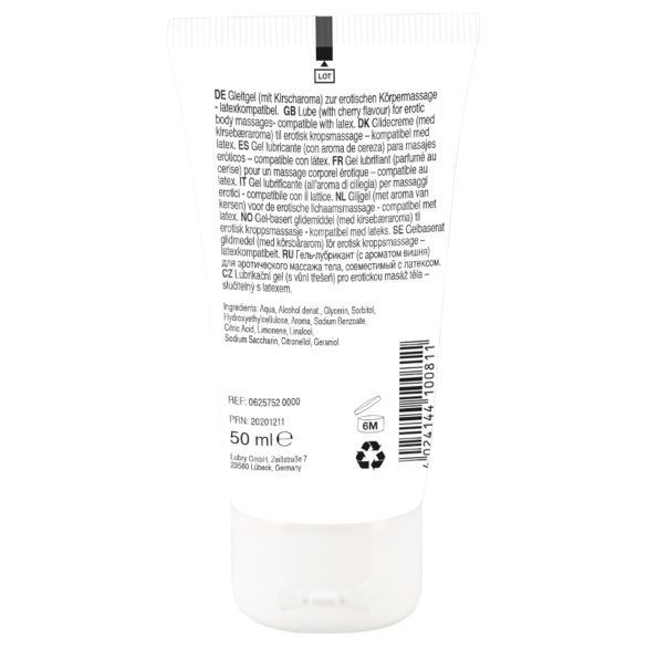 Lick it! - lubrifiant comestibil 2în1 - aromă cireșe - 50ml