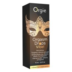   Orgie Orgasm Drops Vibe - gel intim pentru femei cu efect de furnicături (15ml)