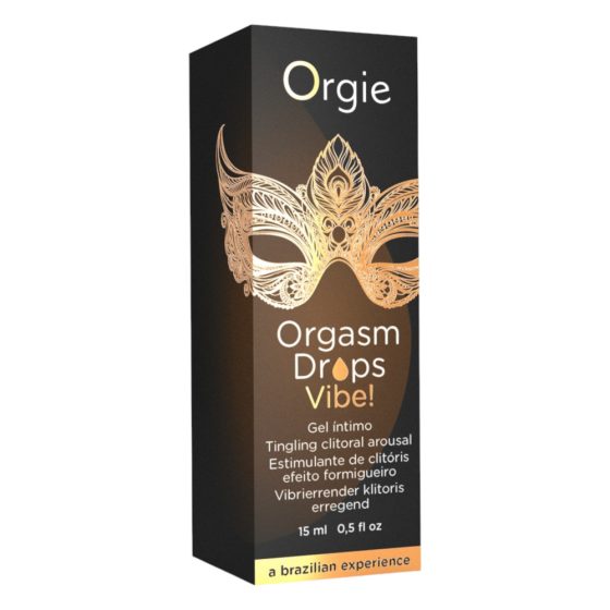 Orgie Orgasm Drops Vibe - gel intim pentru femei cu efect de furnicături (15ml)