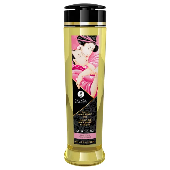 Shunga - ulei de masaj - aromă de trandafiri - 240ml