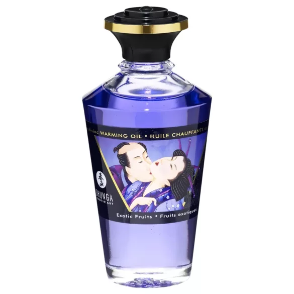 Shunga - ulei de masaj încălzitor - fructe exotice - 100ml