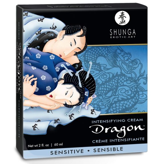 Shunga Dragon Sensitive - gel intim pentru bărbați (60ml)