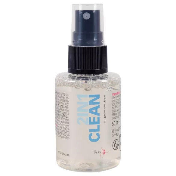 Just Play 2în1 Curățător - spray intim și pentru produse (50ml)