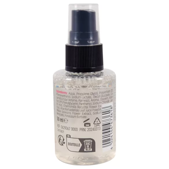 Just Play 2în1 Curățător - spray intim și pentru produse (50ml)