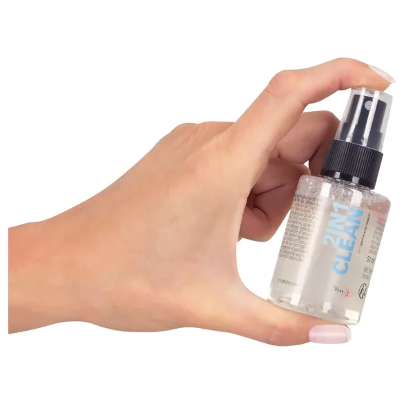 Just Play 2în1 Curățător - spray intim și pentru produse (50ml)