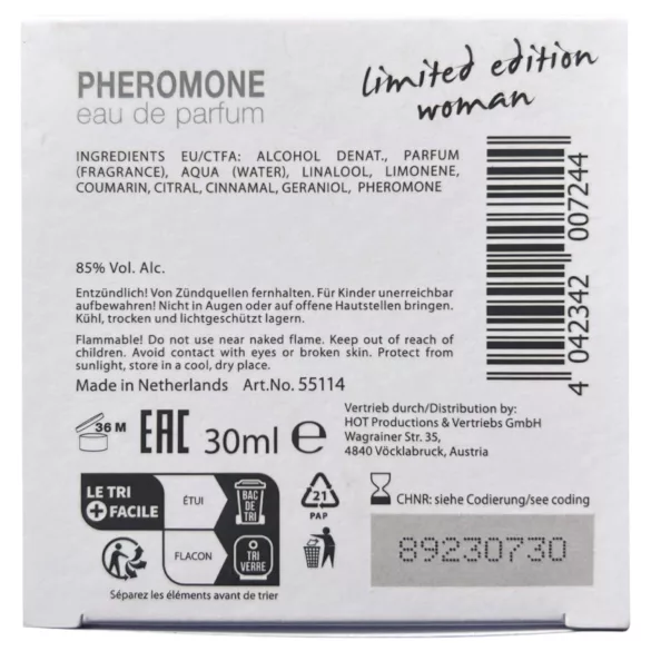 HOT - parfum cu feromoni pentru femei - 30ml
