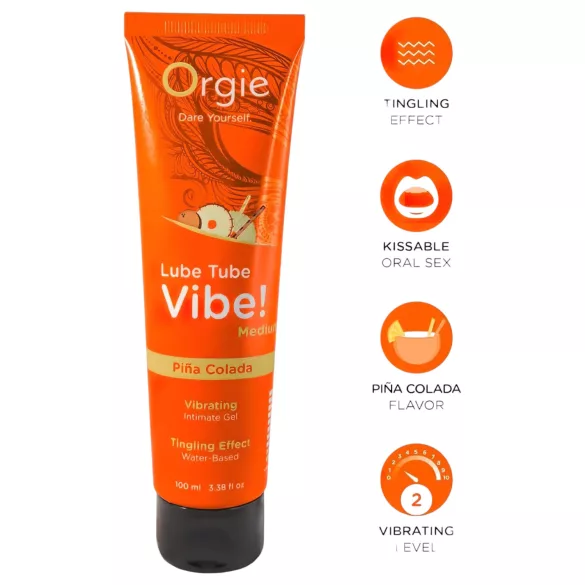 Orgie - gel intim stimulare - aromă Pina Colada - 100ml