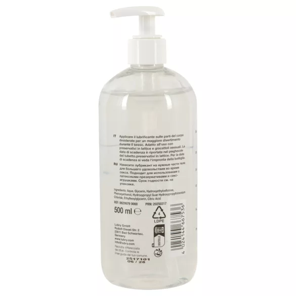 Just Glide Toylube - lubrifiant pe bază de apă pentru jucării erotice (500 ml)