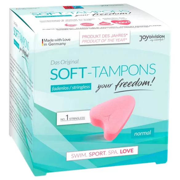 JoyDivision Soft-Tampons - tampoane moi fără ață (3 bucăți)