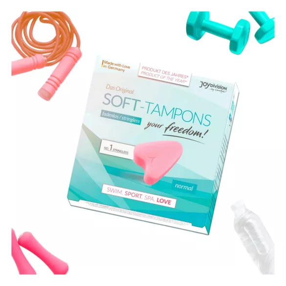 JoyDivision Soft-Tampons - tampoane moi fără ață (3 bucăți)