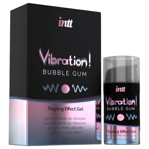 Intt Vibration! - vibrator lichid - gumă de mestecat (15ml)