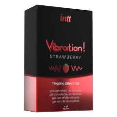 Intt Vibration! - vibrator lichid - căpșuni (15ml)