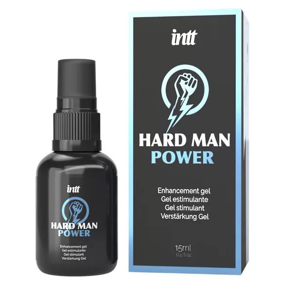 Intt Hard Man Power - gel stimulare pentru bărbați - 15ml