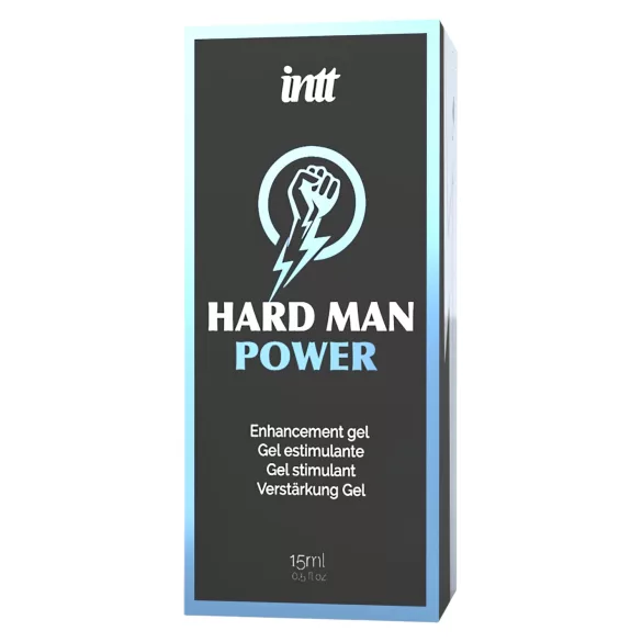 Intt Hard Man Power - gel stimulare pentru bărbați - 15ml