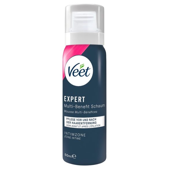 Veet - cremă depilatoare intimă și spumă hidratantă pentru femei (2*50 ml)
