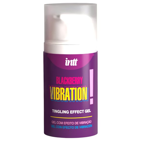 Intt Vibration! - vibrator lichid stimulare - zmeură - 15ml