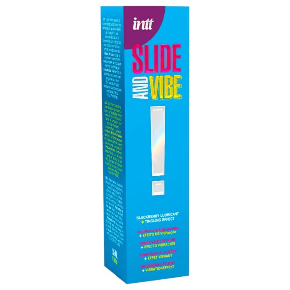 Intt - gel lubrifiant intim comestibil cu efect de furnicături - mure (35ml)