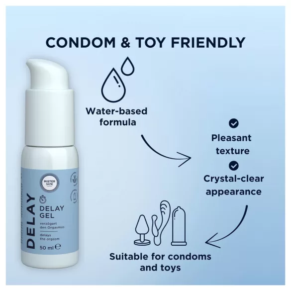 Mister Size - gel întârziere ejaculare - 50ml