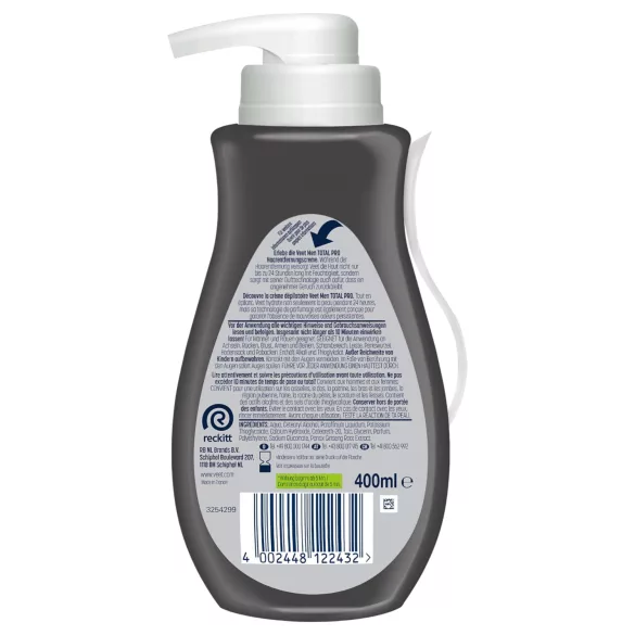 Veet - cremă depilatoare bărbați - 400 ml
