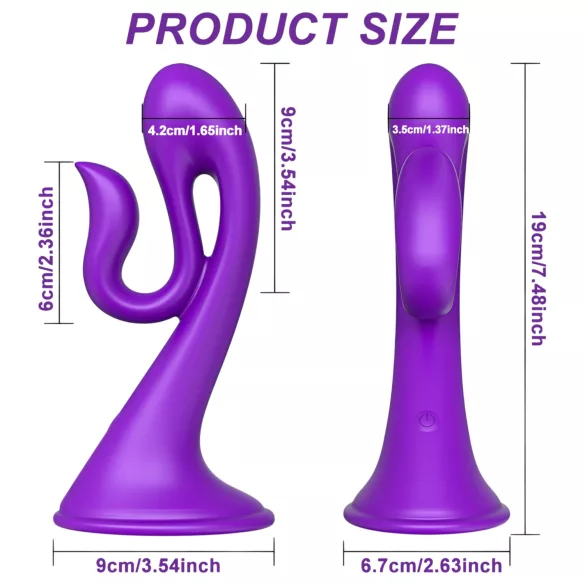 AlvUp - vibrator pentru punctul G (mov)