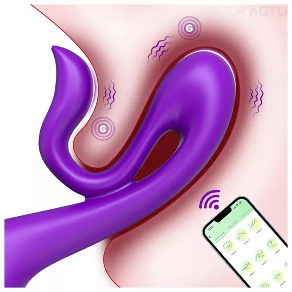 AlvUp - vibrator pentru punctul G (mov)