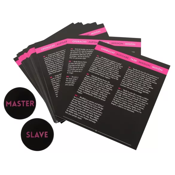 tease & please - Master & Slave - set premium de aventuri BDSM pentru cupluri (13 piese)