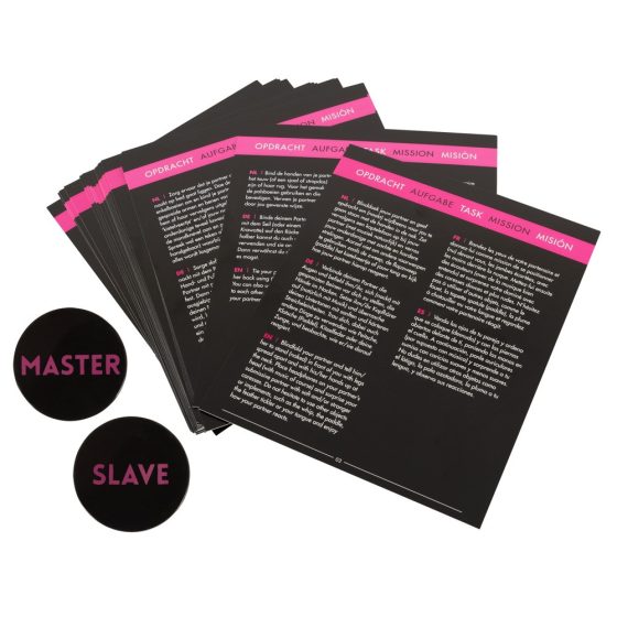 Master & Slave - Set de joc cu legături (maro-negru)