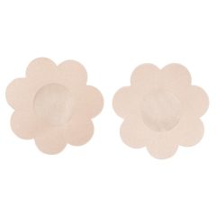  Cottelli Nipple Cover - Tapă pentru sfârcuri în formă de floare - natural (12 bucăți)