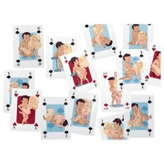 Kama Sutra - carte franceză de poziții sexuale (54pcs)
