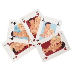  Kama Sutra - carti de joc franceze cu poziții sexuale (54 buc)