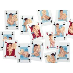   Kama Sutra - carti de joc franceze cu poziții sexuale (54 buc)