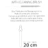 Straw Willy - paie cu penis - sticlă transparentă - set 4 bucăți