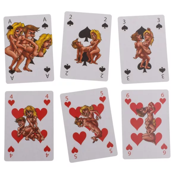 Kama Sutra - cărți de joc erotice - 54 bucăți