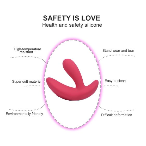 Cotoxo Saddle - Vibrator de prostată reîncărcabil, controlat de la distanță (roșu)