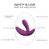 Cotoxo Saddle - vibrator pentru prostată cu telecomandă - mov