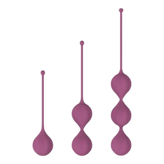 Cotoxo Belle - set de bile gheisha din 3 piese (violet)