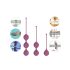 Cotoxo Belle - set 3 bile vaginale Kegel - silicon violet