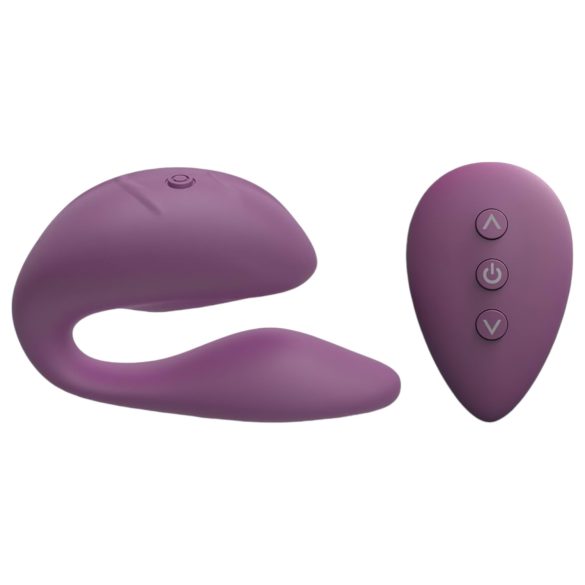 Cotoxo Cupid 2 - vibrator pentru cuplu cu telecomandă - mov
