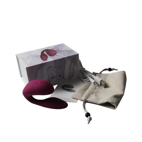 Cotoxo Cupid 2 - vibrator pentru cuplu cu telecomandă - mov
