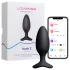 Lovense Hush 2 S - vibrator anal controlat prin aplicație (38 mm, negru)