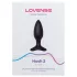 Lovense Hush 2 S - vibrator anal controlat prin aplicație (38 mm, negru)