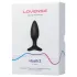 Lovense Hush 2 S - vibrator anal controlat prin aplicație (38 mm, negru)