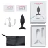 Lovense Hush 2 S - vibrator anal controlat prin aplicație (38 mm, negru)