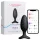 Lovense Hush 2 M - Vibrator anal controlat prin aplicație (45 mm, negru)