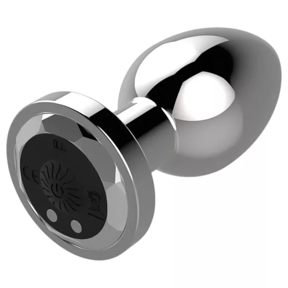 Sunfo - vibratoare anal cu telecomandă și acumulator - argintiu